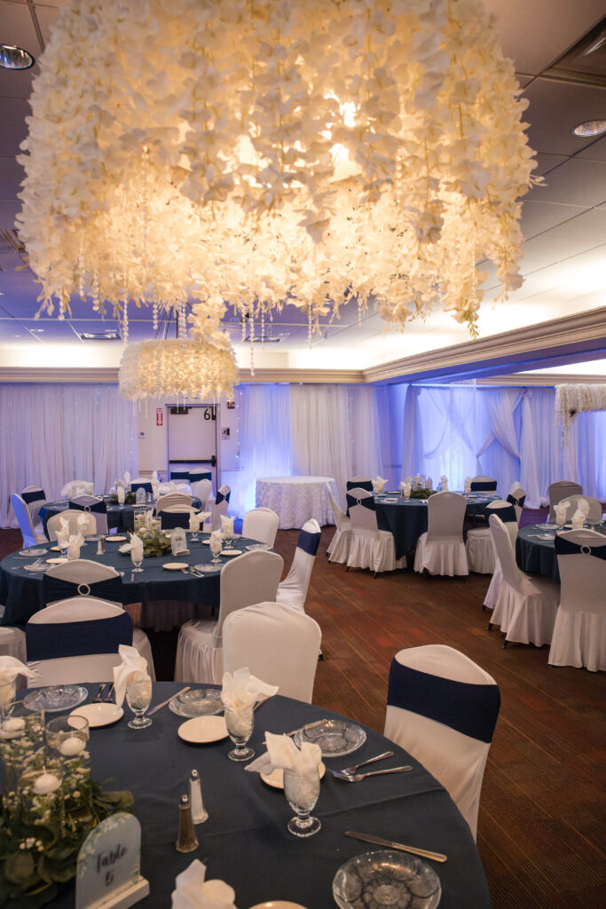 Wedding venue reception hall at The Venue Banquet Center in Tallmadge Ohio