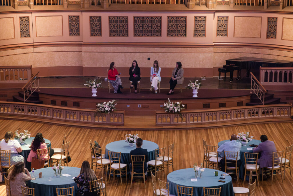  Wedding vendors networking at State of the Wedding Industry Cleveland event