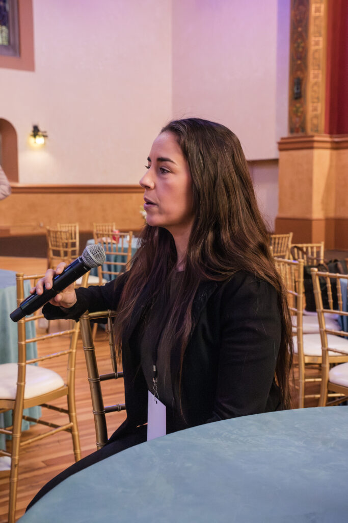 Guest panel speaking at State of the Wedding Industry Cleveland luncheon